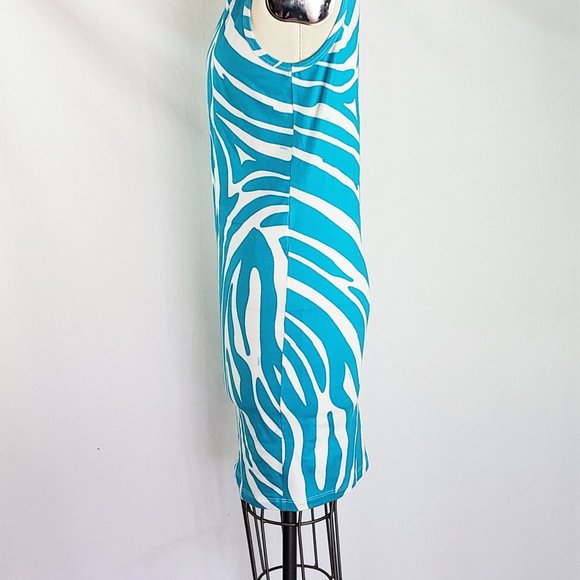 Gianni Versace Versus Zebra Print Tank Dress Size - Picture 3 of 7